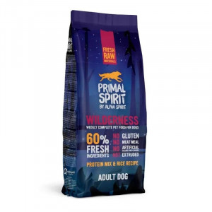 PRIMAL SPIRIT WILDERNESS sausā barība suņiem Cūkgaļa, vista, zivis 12kg